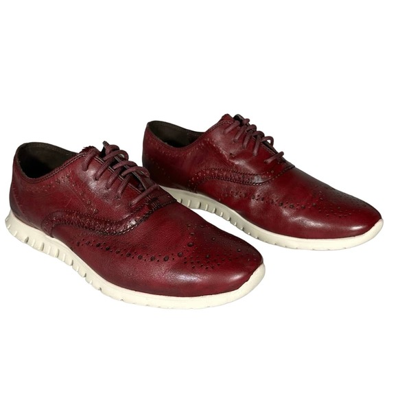 Cole Haan Burgundy Sneakers - Picture 1 of 9